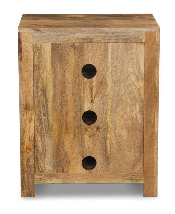 Light Mango Wood 60cm Hi-Fi Unit - In stock