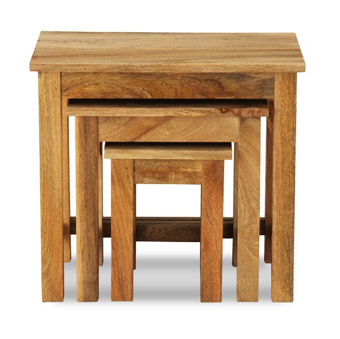 Light Dakota Mango Wood Small Nest - In Stock
