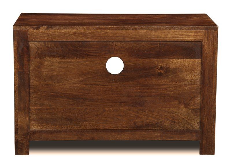 Dakota Mango Wood 85cm 1 Drawer TV Unit - In Stock