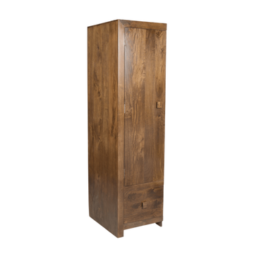 Acre & Artisan Premium Mango Wood Single Wardrobe (Left)