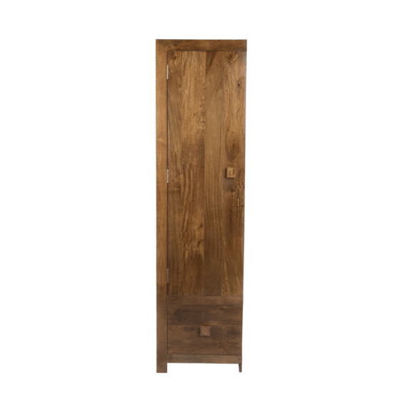 Acre & Artisan Solid Wood Single Wardrobe Left
