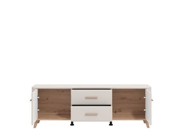 Cashmere & Oak Effect 154cm TV Unit