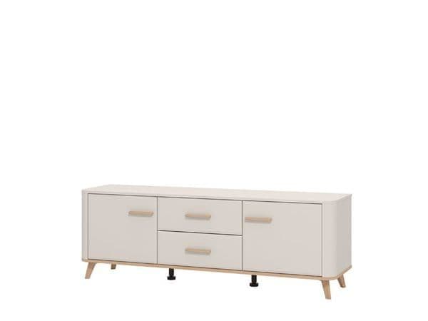 Cashmere & Oak Effect 154cm TV Unit