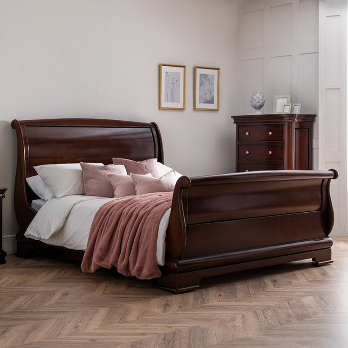 Antoinette Classic French Style Sleigh Bed