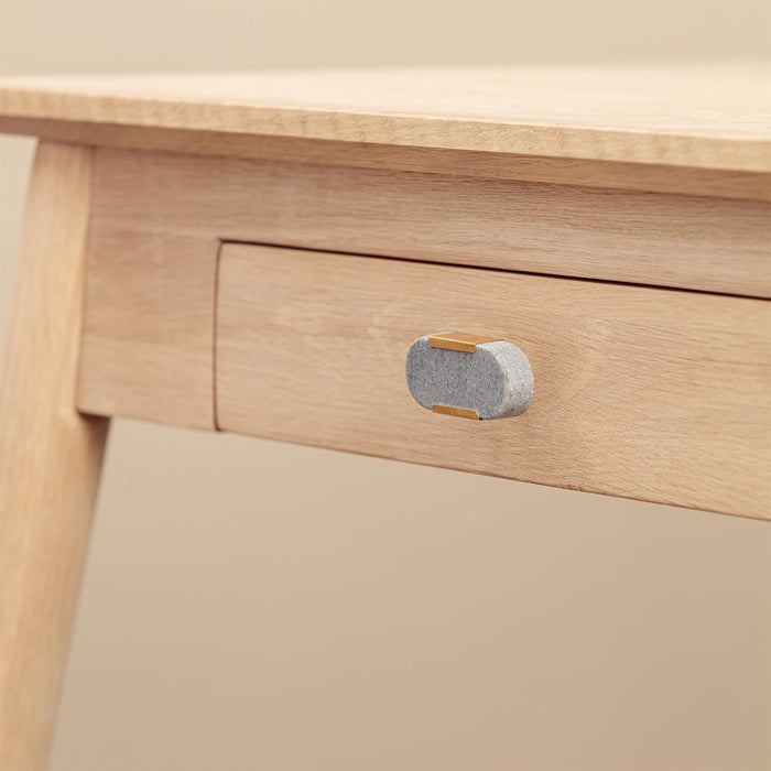 Ruhi Blue Stone Brass Drawer Knobs