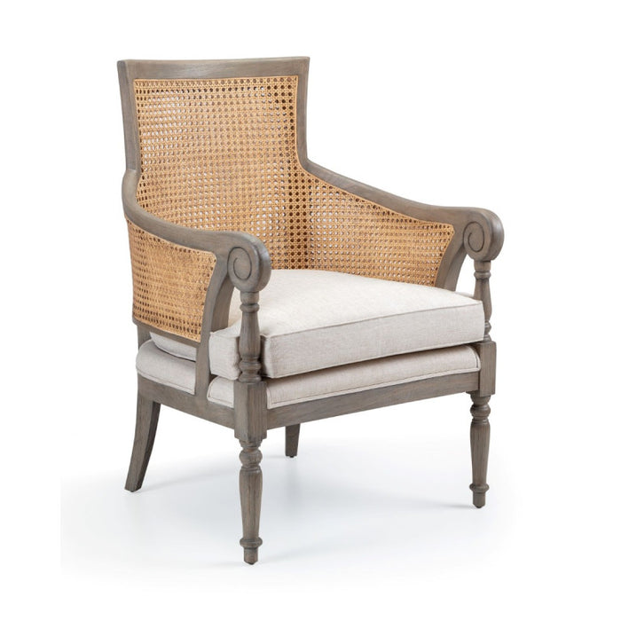 Dorset Rattan French Style Deep Armchair