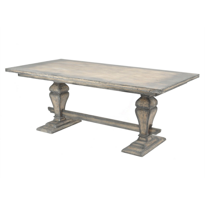 Dorset Rectangular Distressed Wood Dining Table