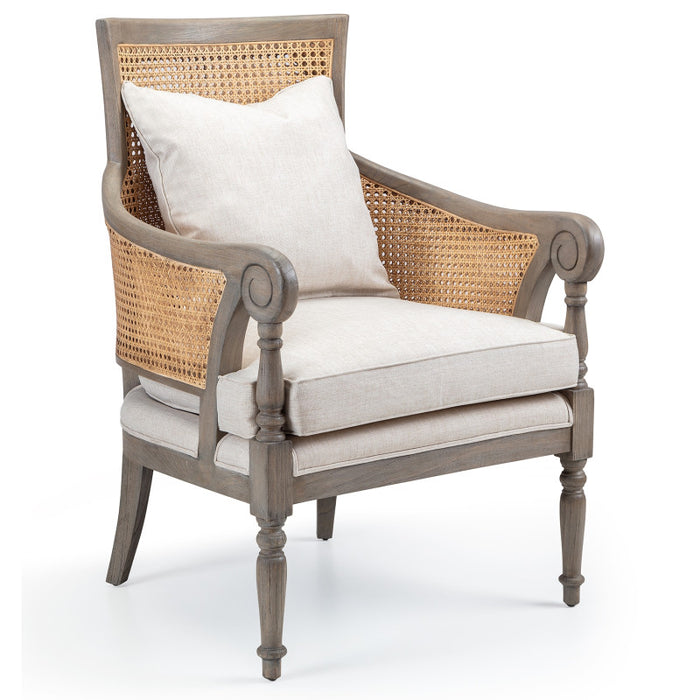 Dorset Rattan French Style Deep Armchair
