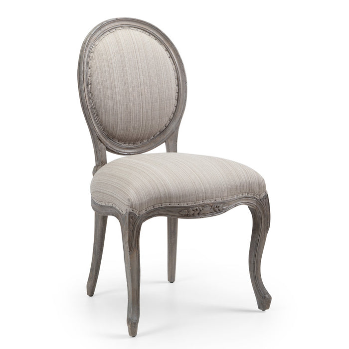 Dorset French Style Chair with Metal Back