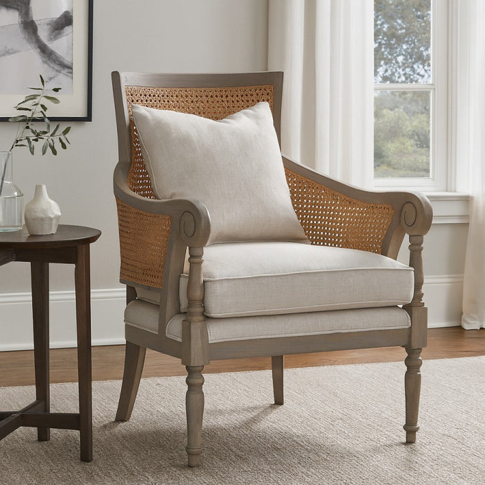 Dorset Rattan French Style Deep Armchair