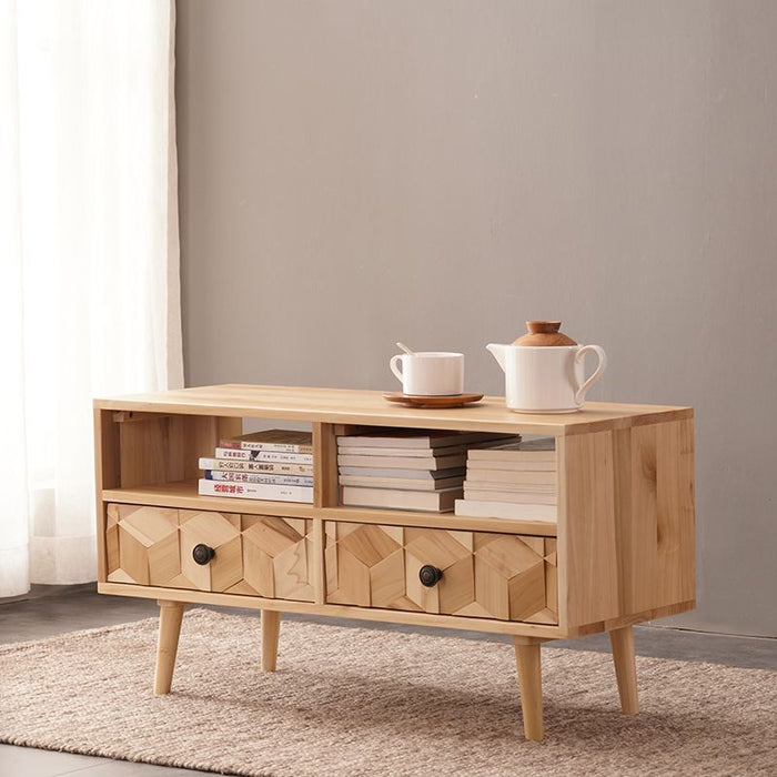 Sample Light Boxwood 4 Drawer Coffee Table - Last One Remaining