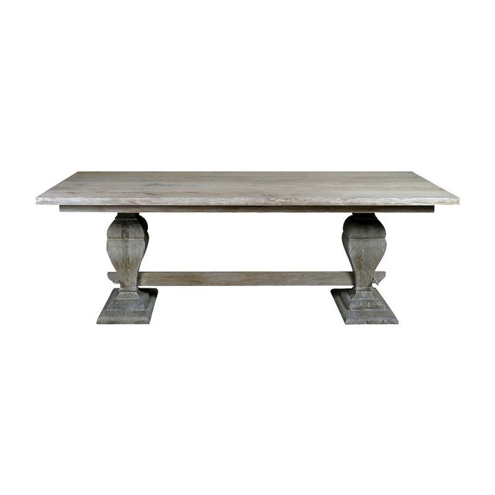 Dorset Rectangular Distressed Wood Dining Table
