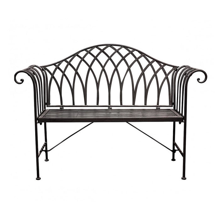 French Outdoor Bench Noir