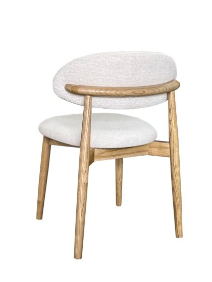Acre & Artisan Light Solid Wood 220Cm Mango Wood Dining Table 8 Scandi Green Velvet Oak Dining Chair 1