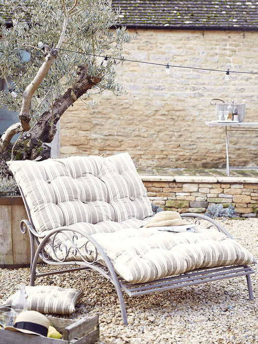 Vintage Stripe Lounger Cushion - Double