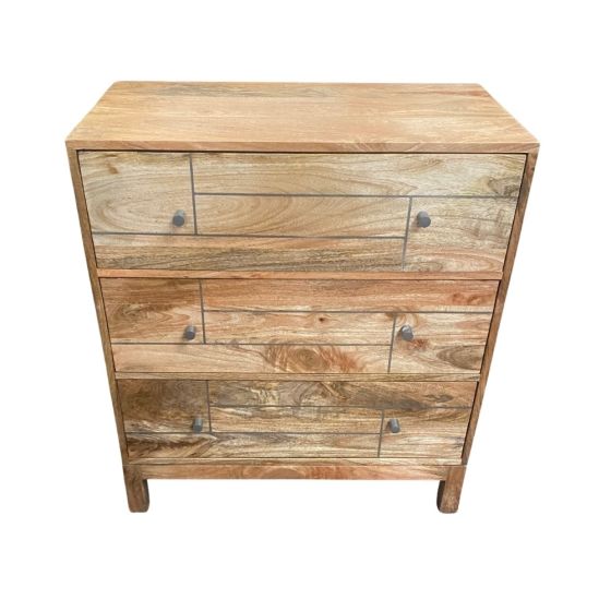 Acre & Artisan Inset Light Mango Chest Of Drawers 1 (74cm)
