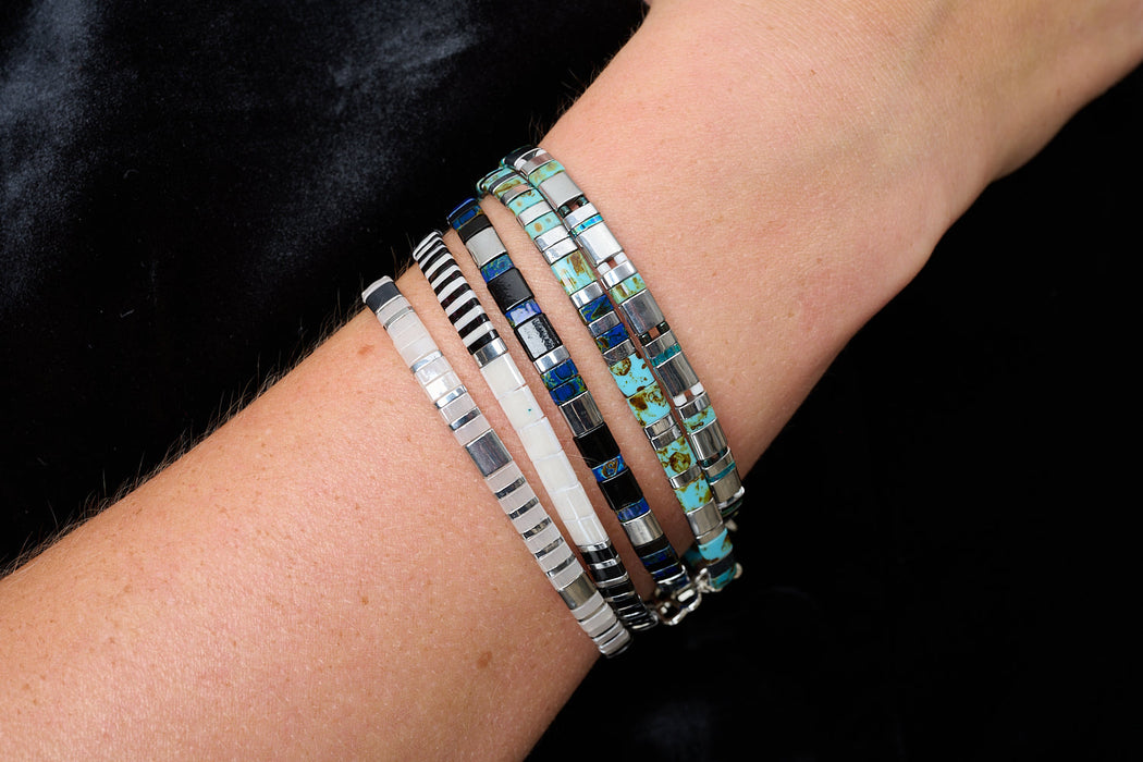 Fantasy Tila Navy & Silver Bracelet