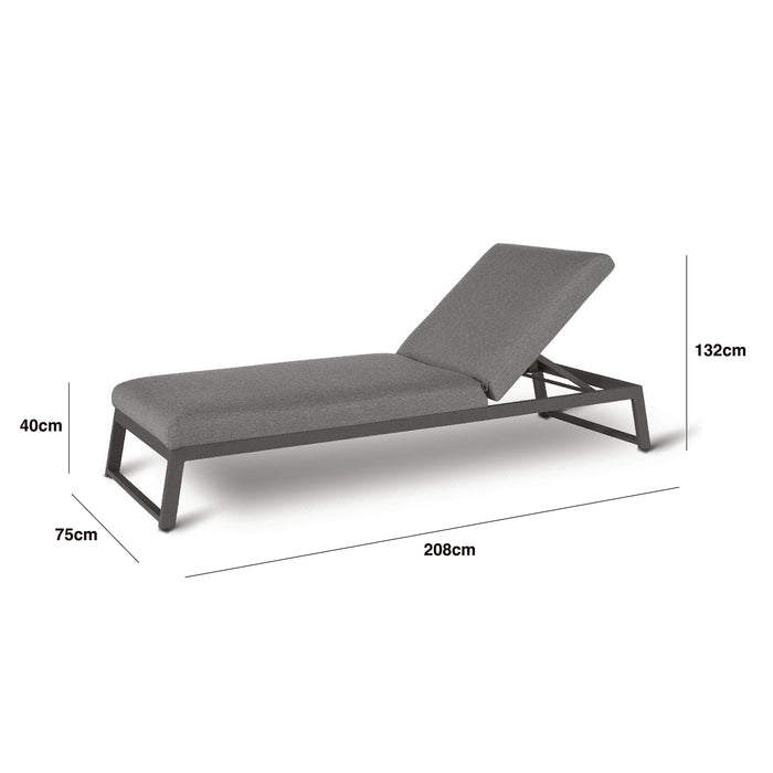 Outdoor Fabric Allure Sunlounger
