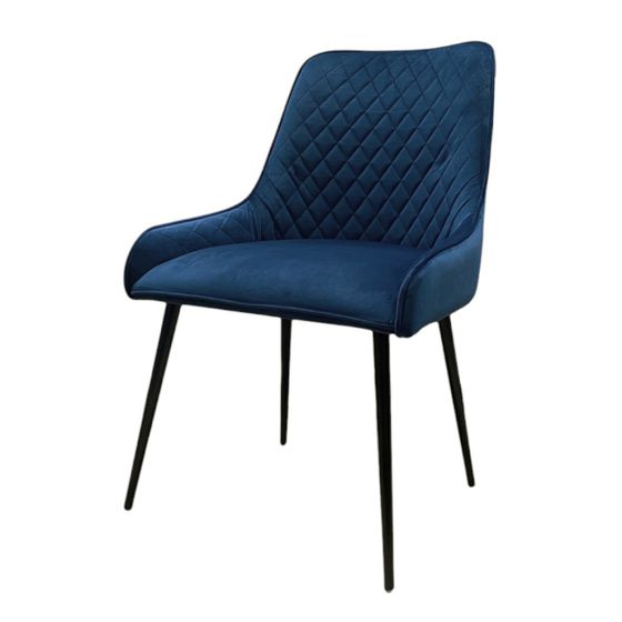 Acre & Artisan Henley Velvet Chair Royal Blue