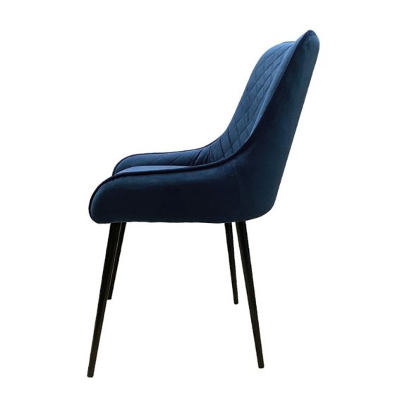 Acre & Artisan Henley Velvet Chair Royal Blue