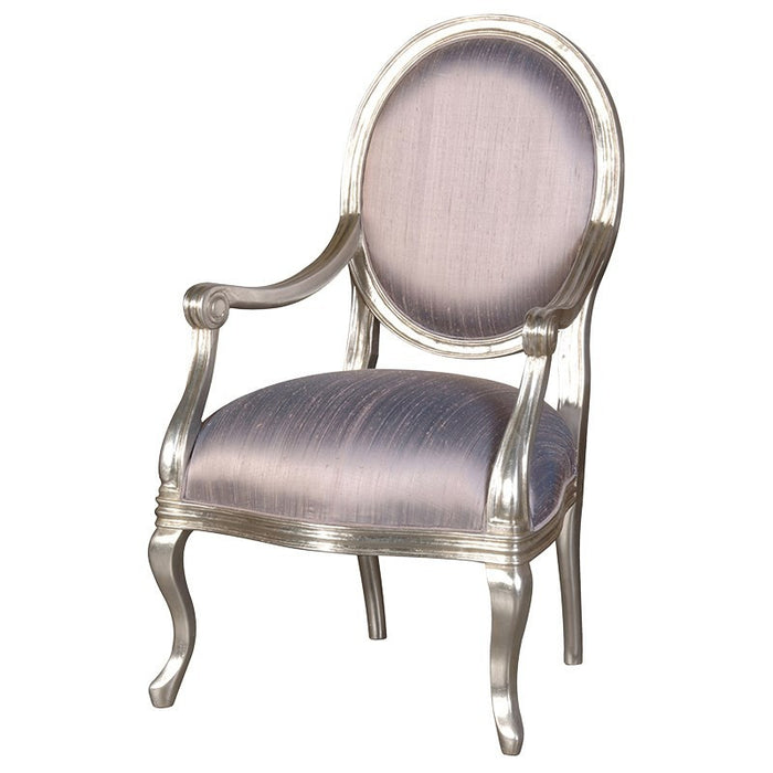 Fleur Silver Leaf French Armchair