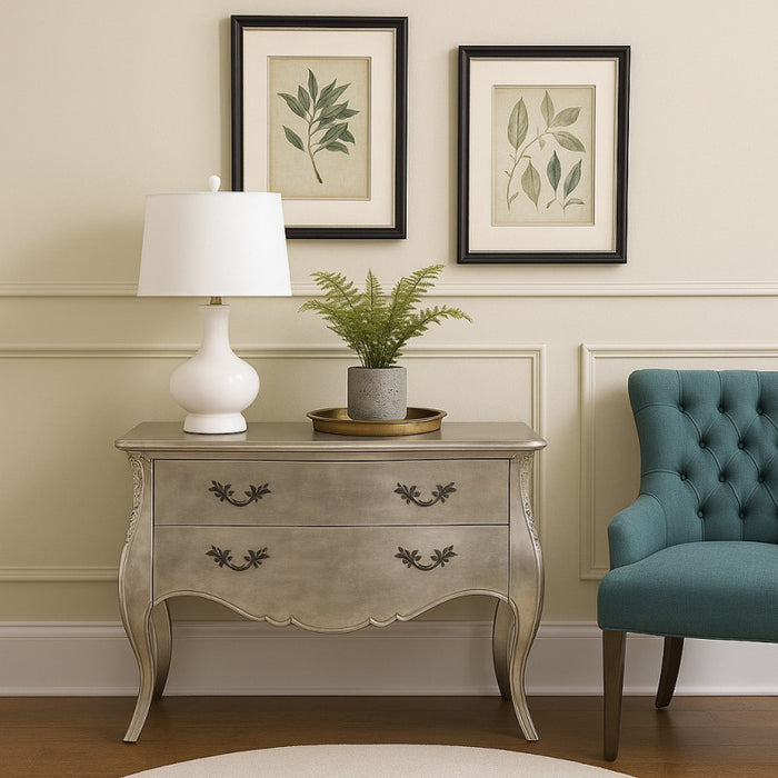Fleur Silver French Antique Style Chest
