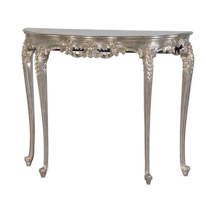 Fleur Silver French Hall / Console Table