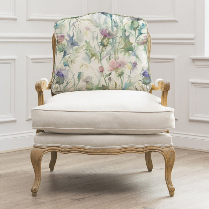 Cirsium Printed Imperial Chair Oak/Damson