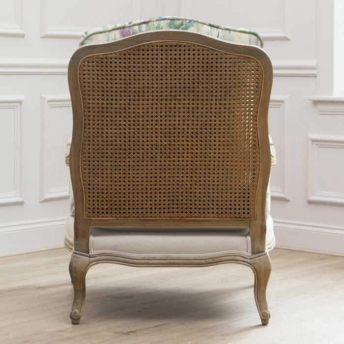 Cirsium Printed Imperial Chair Oak/Damson