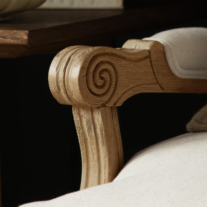 Cirsium Printed Imperial Chair Oak/Damson