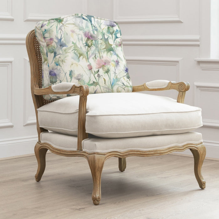 Cirsium Printed Imperial Chair Oak/Damson
