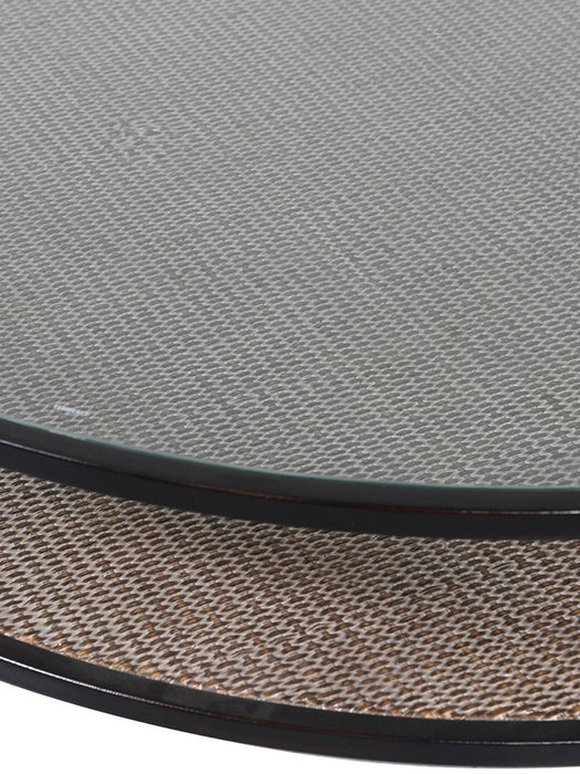 Fowley Round Glass Coffee Table