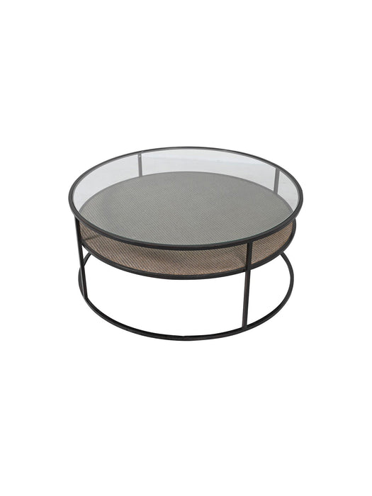 Fowley Round Glass Coffee Table