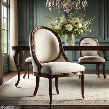 Chic Curved Back Dining Chair