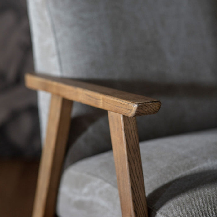 French Contemporary Cream Armchair