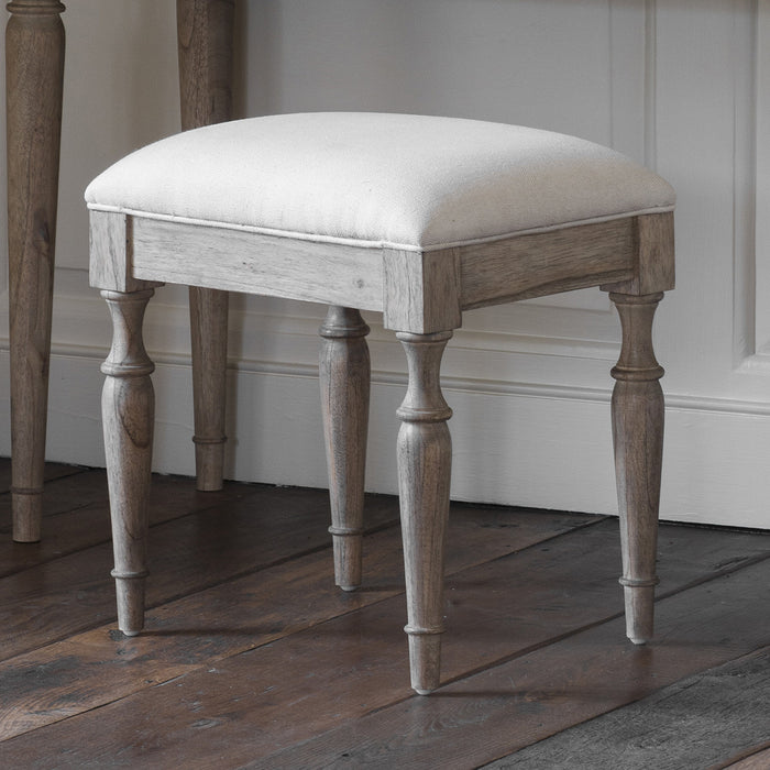 Camille French Style Weathered Stool