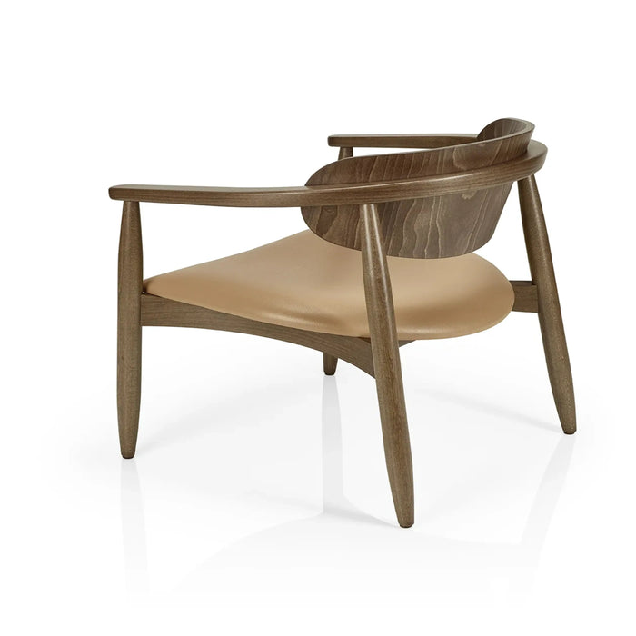 Emrik Wooden Lounge Chair