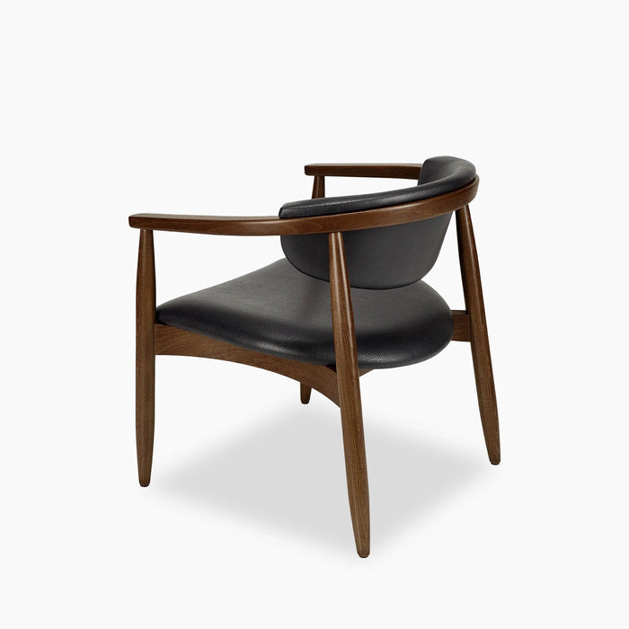 Emrik Wooden Lounge Chair