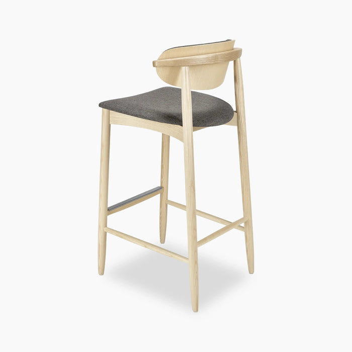 Emrik Wooden Bar Stool