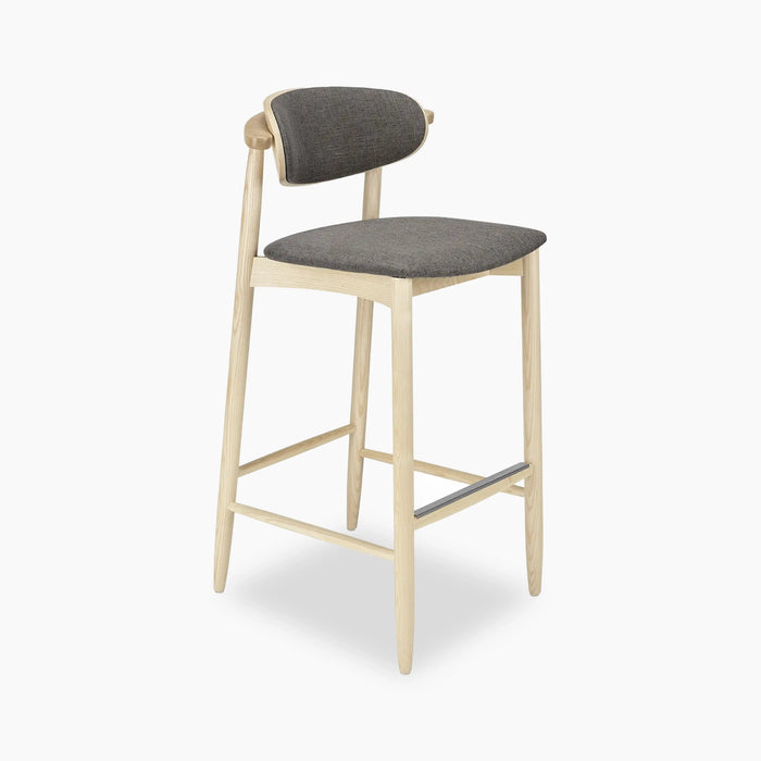 Emrik Wooden Bar Stool