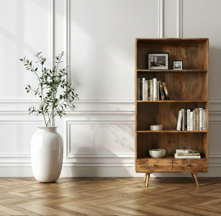 Geo Light Mango 85cm Bookcase - Last one Remaining
