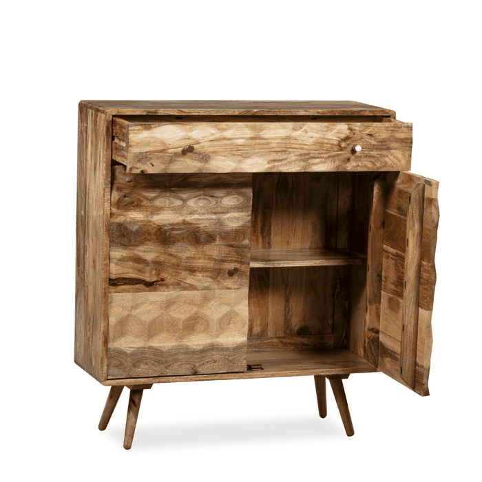 Geo Light Mango 90cm Slim Sideboard - In Stock
