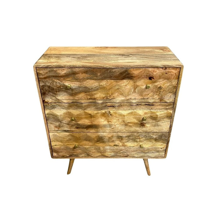 Ex Display Geo Light Mango 85cm Chest of Drawers - One Avaliable