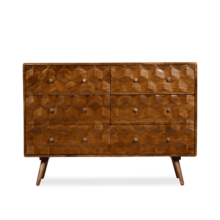 Geo Mango 120cm Chest of Drawers - In Stock