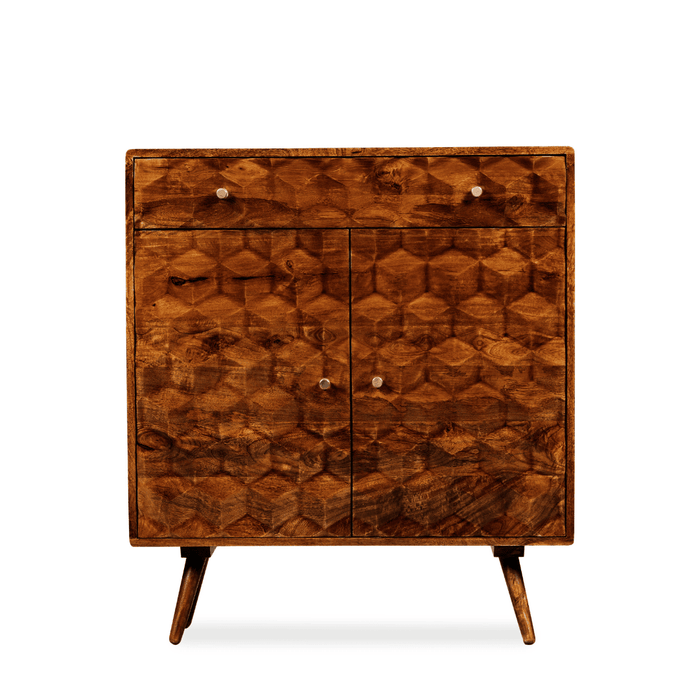 Geo Mango 90cm Slim Sideboard - In Stock