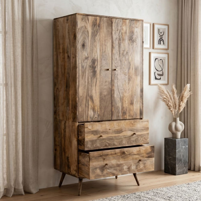 Geo Light Mango 85cm Wardrobe - In Stock