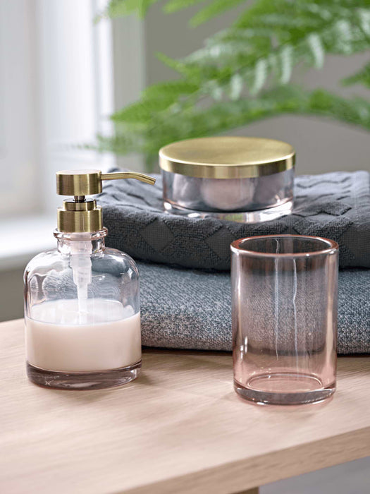 Glass Toothbrush Holder - Blush