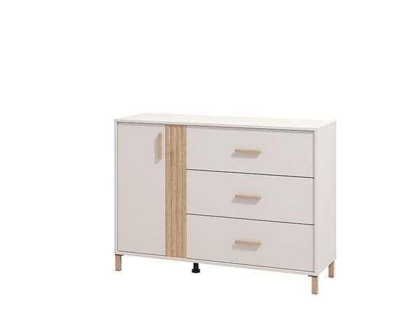 Cashmere & Artisan Oak Effect Chest Of Drawers
