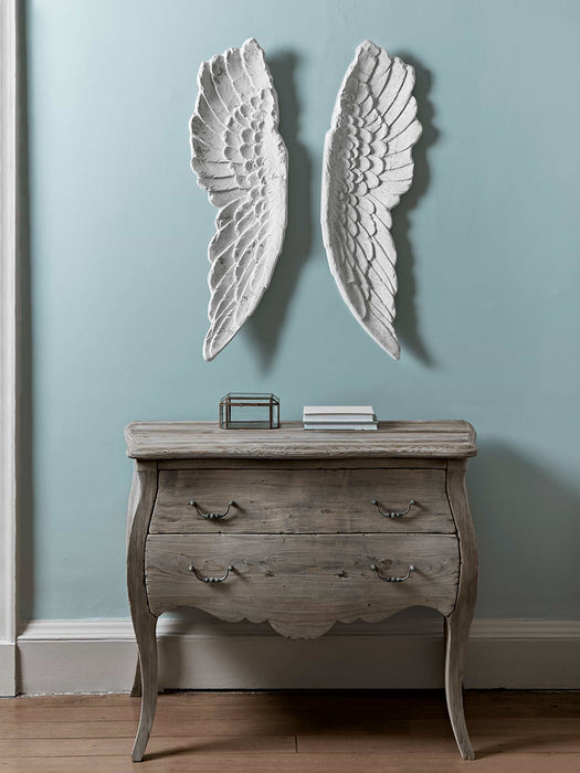 Slim Angel Wings - Antique White