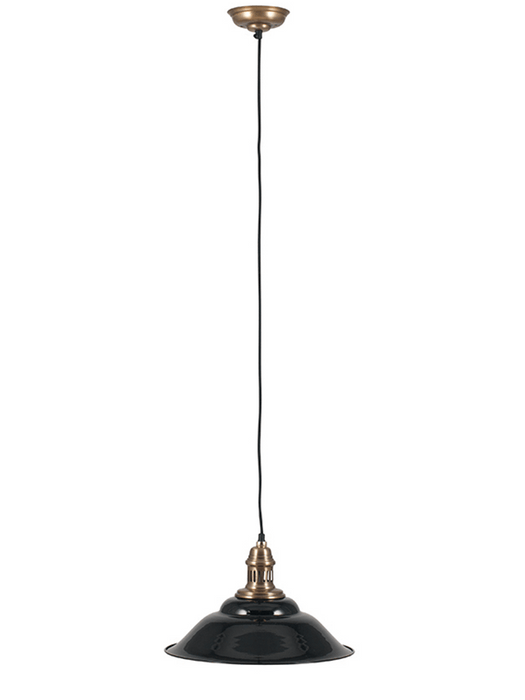 Black & Brass Pendant